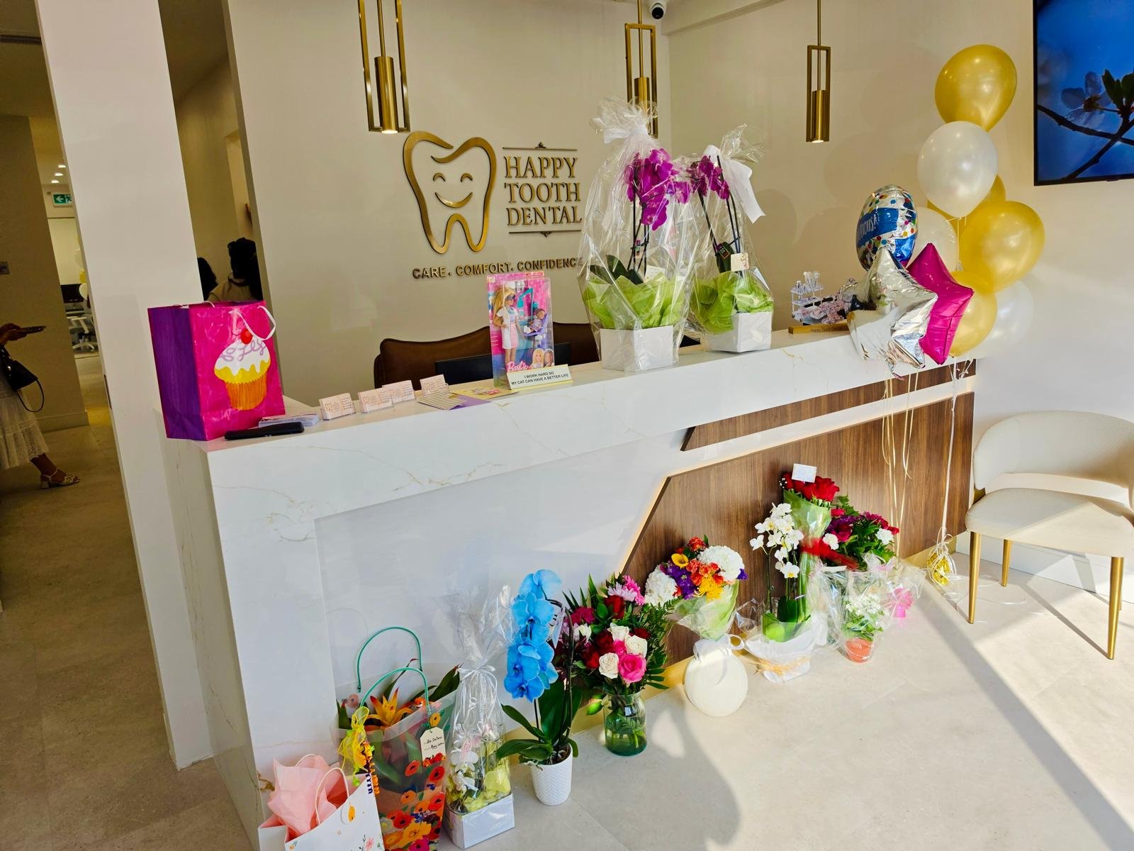 Happy Tooth Dental reception in Mississauga